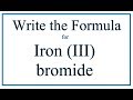 Iron III Bromide Concepts