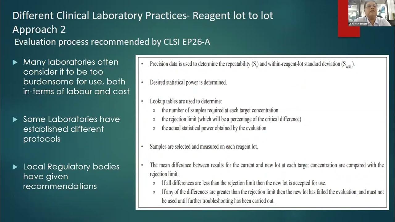 Cqe series 20 quality assurance planning in laboratory lot