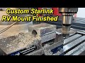 Custom starlink rv mount part 2