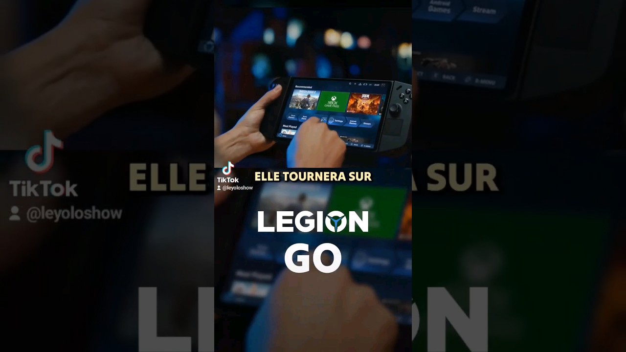 Nouvelle console portable : la LEGION GO de Lenovo 