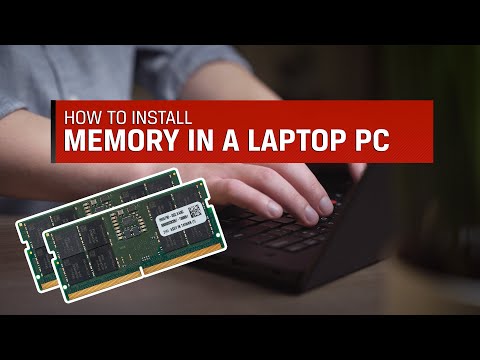 to install memory in a laptop - Kingston Technology - YouTube