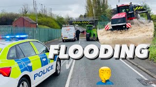 POLICE ON THE SCENE OF A HUGE FLOOD #AnswerAsAPercent 1484