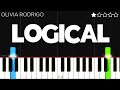 Olivia Rodrigo - logical | EASY Piano Tutorial