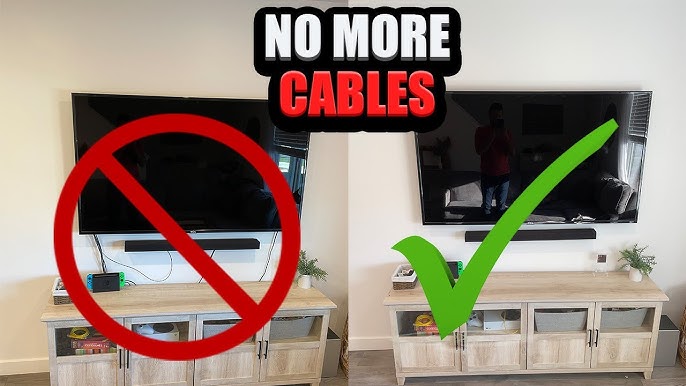 Cómo ocultar los cables del televisor?