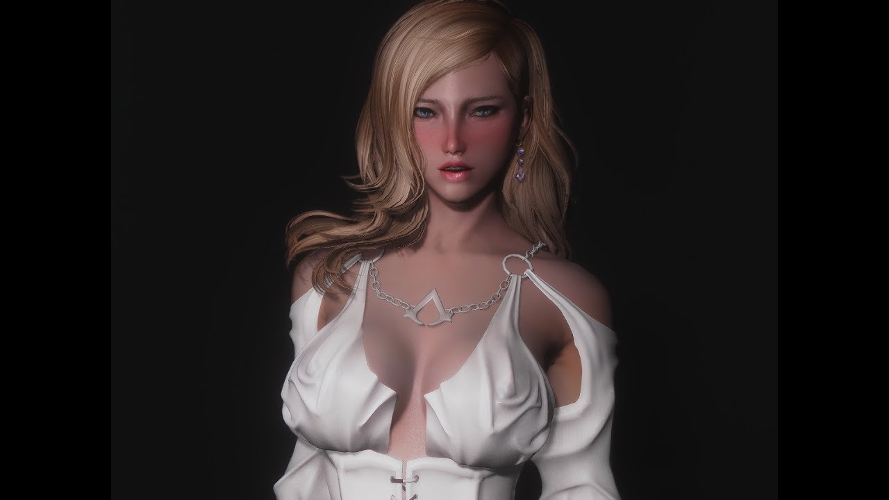 스카이림 의상 aradia lingerie clothes skyrim mod YouTube