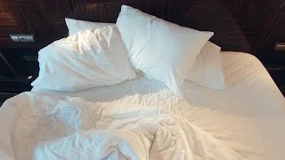 Bed In A Hotel Stock Video