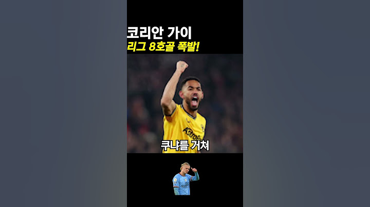 리그8호골 황희찬 황소의 무한질주