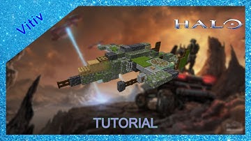 Halo AV-22 Sparrowhawk in Minecraft - 1:1 Scale - Tutorial