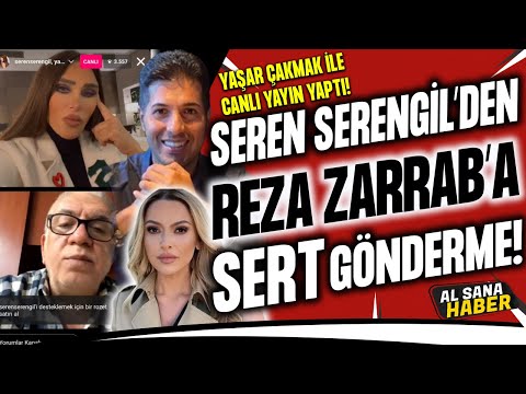 SEREN SERENGİL, CANLI YAYINDA REZA ZARRAB'A SERT GÖNDERME YAPTI!