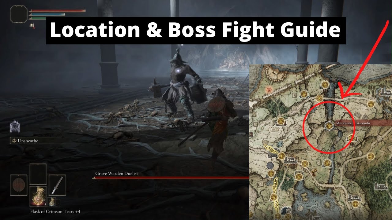 Elden Ring Murkwater Location & Grave Warden Duelist Boss