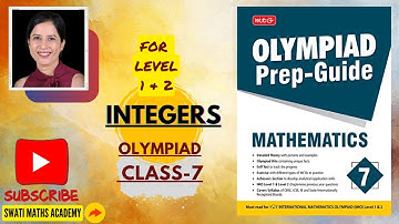 Class 7 Maths - Integers 50 questions | MTG Olympiad Prep-Guide Solutions