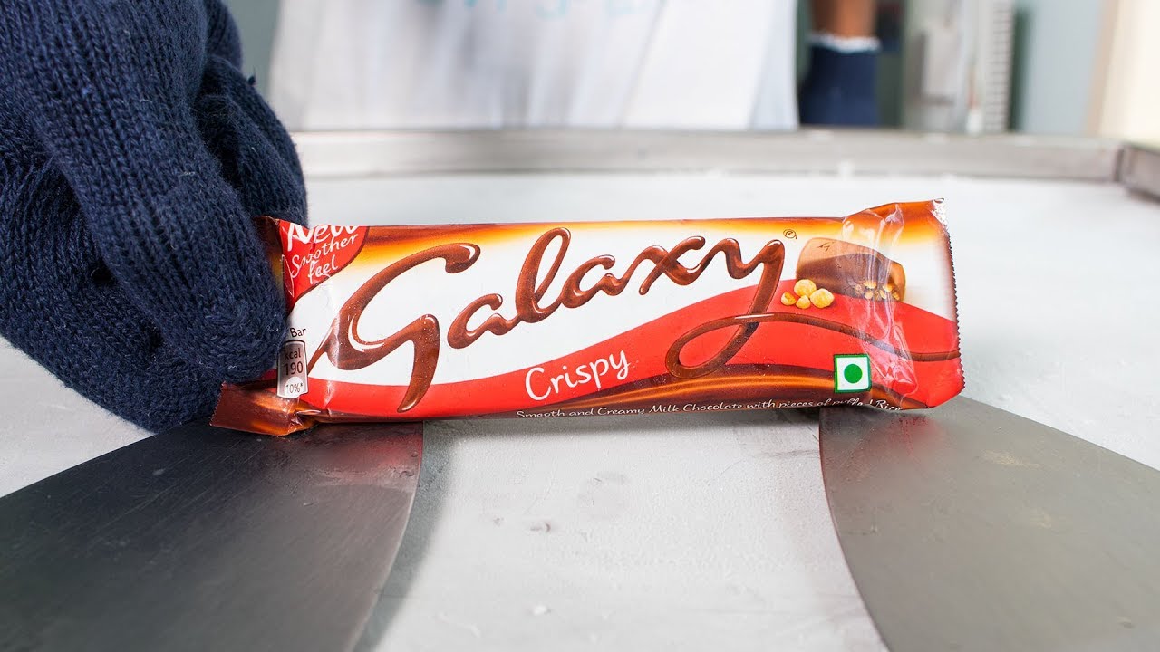 Galaxy Chocolate ICE CREAM ROLLS YouTube