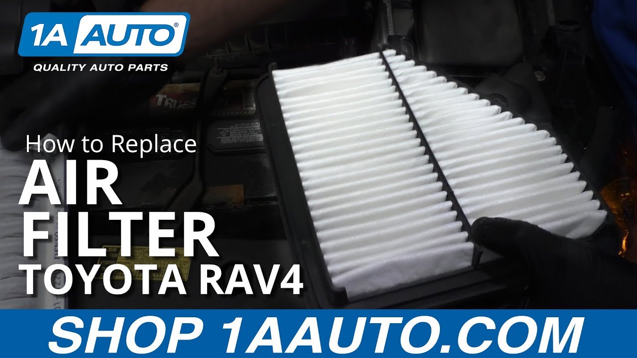 How to Replace Air Filter 05-16 Toyota RAV4 - YouTube