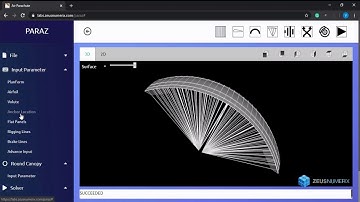 Cloud based Tool for Parachute Design