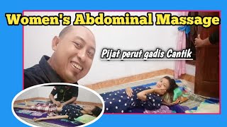 #pijatperut Abdominal massage Tradisional Teja Arum Melati Wangi Mijat gadis cantik Anak pak TNI