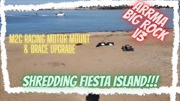 #arrma Big Rock v3 RC Monster Truck SHREDS Fiesta Island!