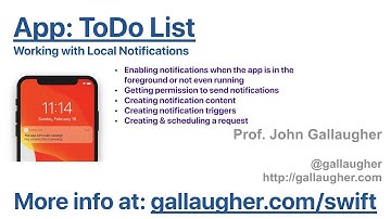 Ch. 5 10 Local Notifications