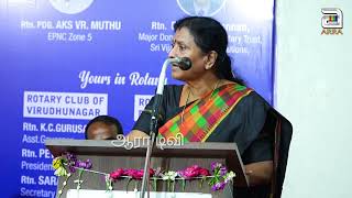 பெண்மை என்பது எப்படியிருக்கவேண்டும்/ motivational speech dr.jayanthasri balakrishnan/ ARRA TV screenshot 2