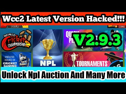 How To Hack Wcc2 Latest Version With Hack App Data Pro - YouTube