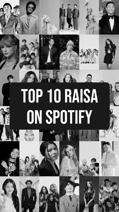 TOP 10 Raisa on Spotify #raisa6690 #shorts #forevermusicid