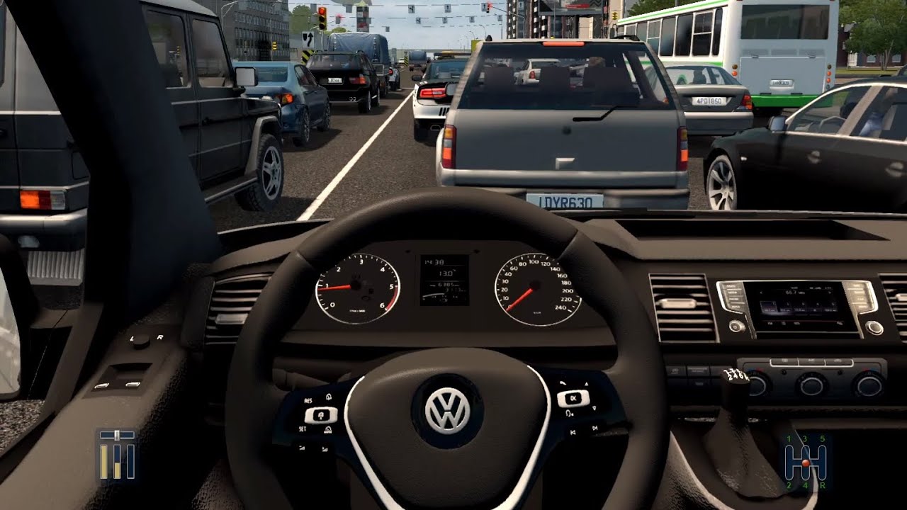 City car driving volkswagen City car driving volkswagen