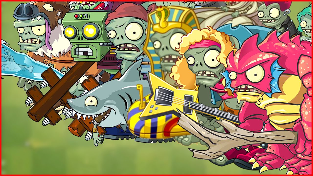 Plants vs zombies 2 зомби