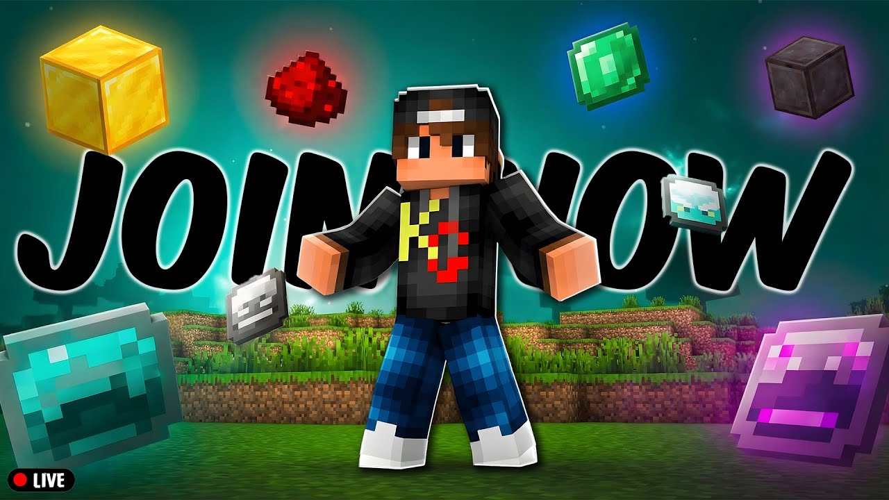 Minecraft Public Server LIVE 🔴 | Java + Bedrock | Sab Join Kar Sakte Ho!