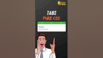 Pure CSS Tabs - Try this #shorts  #coding #programming #html #css #webdesign #javascript