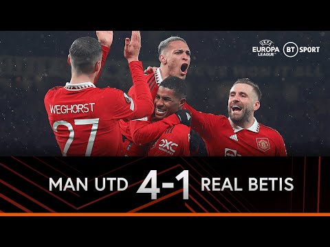 Man Utd vs Real Betis (4-1) | A great response from ten Hag's reds | Europa League Highlights