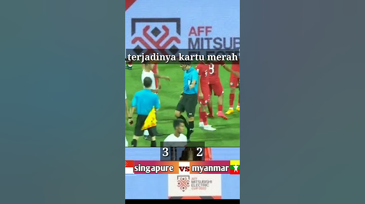terjadi kartu merah,,singapore 3-2 myanmar,#singaporevsmyanmar#shortsvideo #shorts