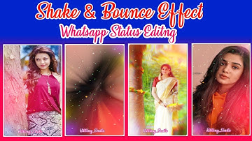Photo Shake And Bounce Effect Whatsapp Status Video Editing in Kinemaster Telugu 2021 || Bobby Editz