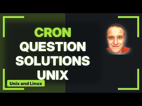 Unix & Linux: /etc/cron.d/cronjob