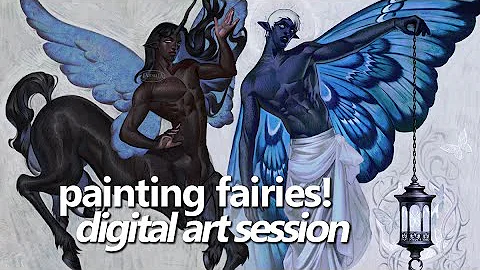 🎨 🖌 Painting Fairies! | Digital Art Process thumbnail