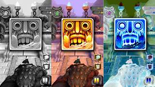 balck & white vs color vs negative color - Temple Run 2 Blazing Sands game play endless run android