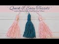 Quick & Easy Tassels with Beebeecraft Embroidery Floss