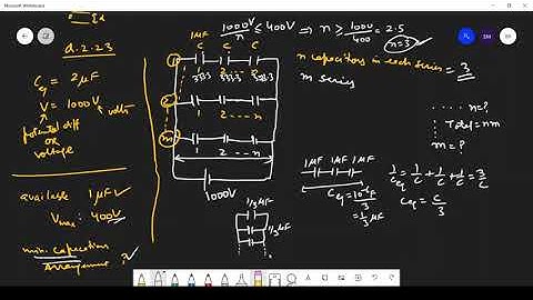 #6 class 12 physics  Chapter 2 NCERT Exercise additional Q  2 23 to 2 27 based on capacitance