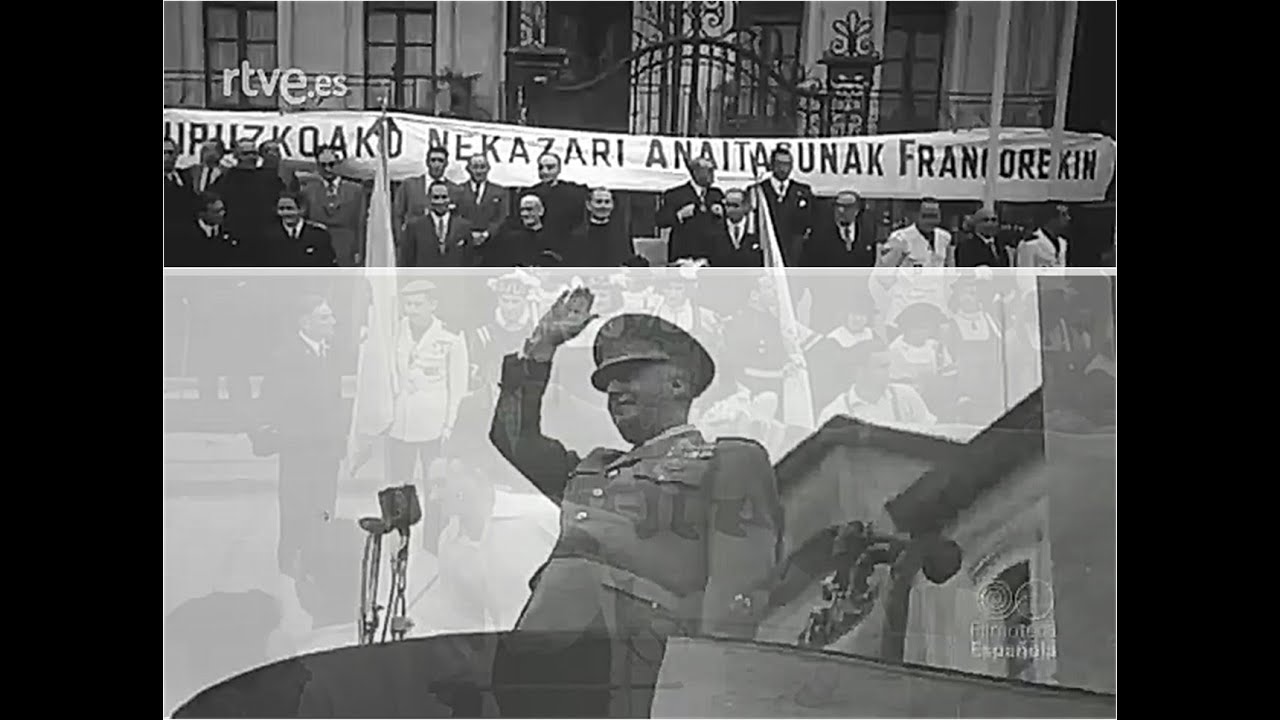 1948 09 06 NODO 296A  Tolosa rinde homenaje a Franco. Desfilan hermandades de labradores y ganaderos
