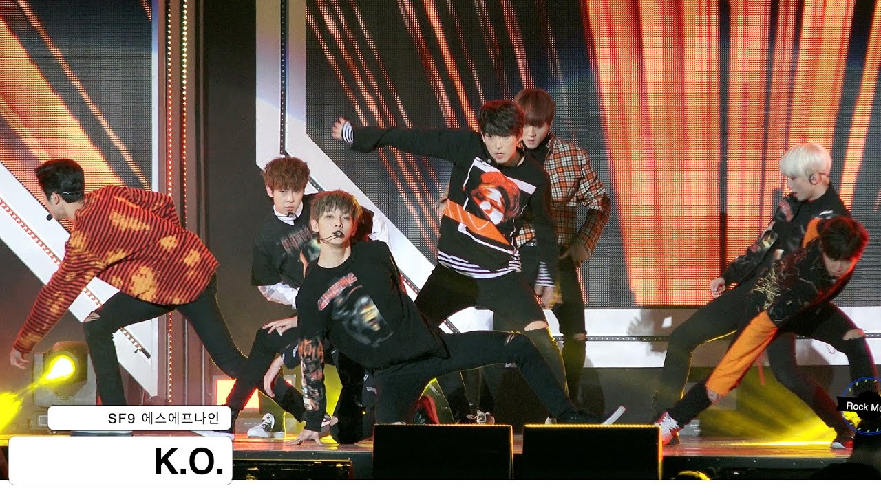 SF9 에스에프나인[4K 직캠]K.O.@20161015 Rock Music
