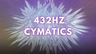 432Hz CYMATICS - Faraday Waves - Light, Water & Sound