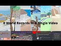 8 world records in a single