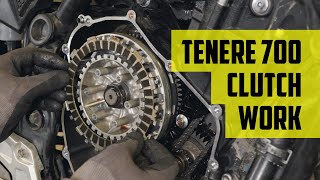 Tenere 700 Clutch plate change  CP2, MT07