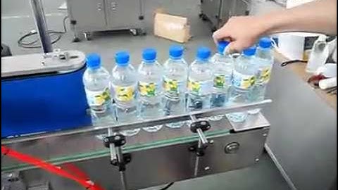 500ml bottles automatic labeling machine for mineral water labeller/label applicator facility
