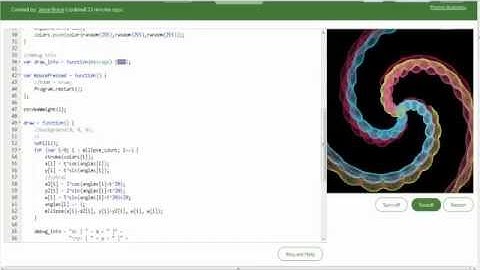 Khan Academy programming time lapse - Spiral Boom