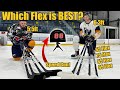 What is the BEST hockey stick flex to use 65 75 85 or 95 ? Shot speed test with big and small player