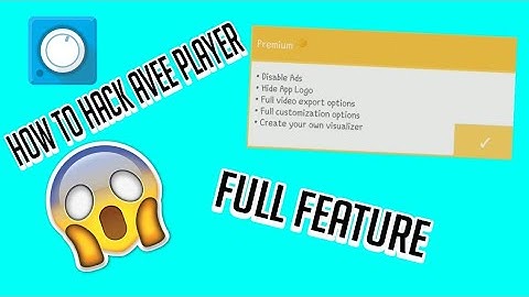 Cara Unlock Full Feature Avee Player | Avee Player Premium | Tutorial Android