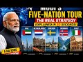 Modi's 5 Nations Tour 🌍 The Real Strategy In 30 Seconds 💥 India's Big Global Moves🇮🇳