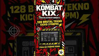 KOMBAT KIX - Sample Pack 128 Brutal hard hitting kickdrums [DEMO 2]