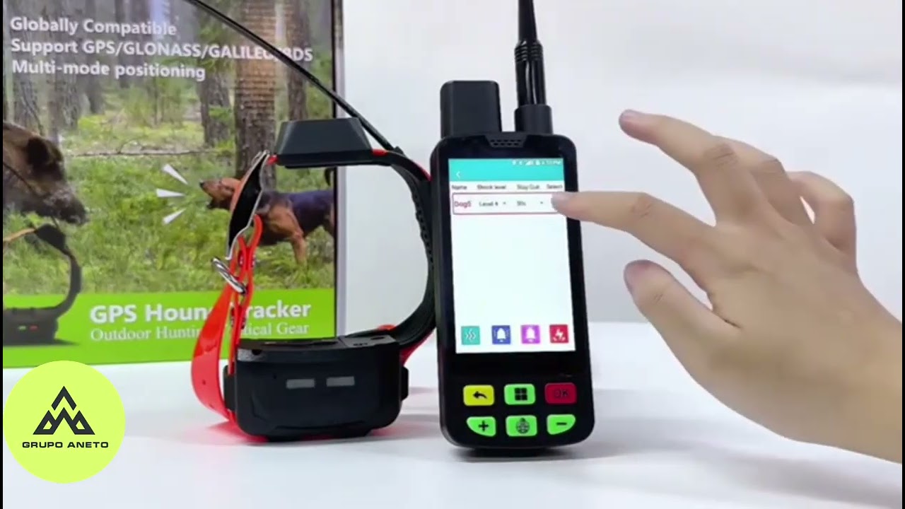 Tutorial e instrucciones del mando localizador eSEEK  y collares GPS