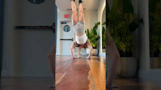 Try This Handstand Challenge! I Almost Got It! #Shorts #Yogagirl