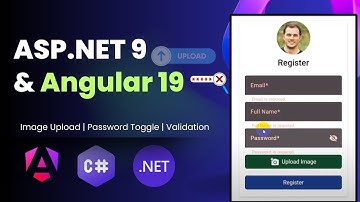 Build Register Form & Auth Service | Angular &  ASP .NET Core